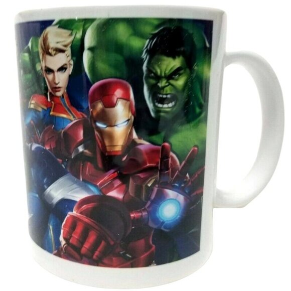 1 Pc. Moonpig Marvel Super War Characters Superheroes 12oz  Ceramic Mug - Picture 2 of 9